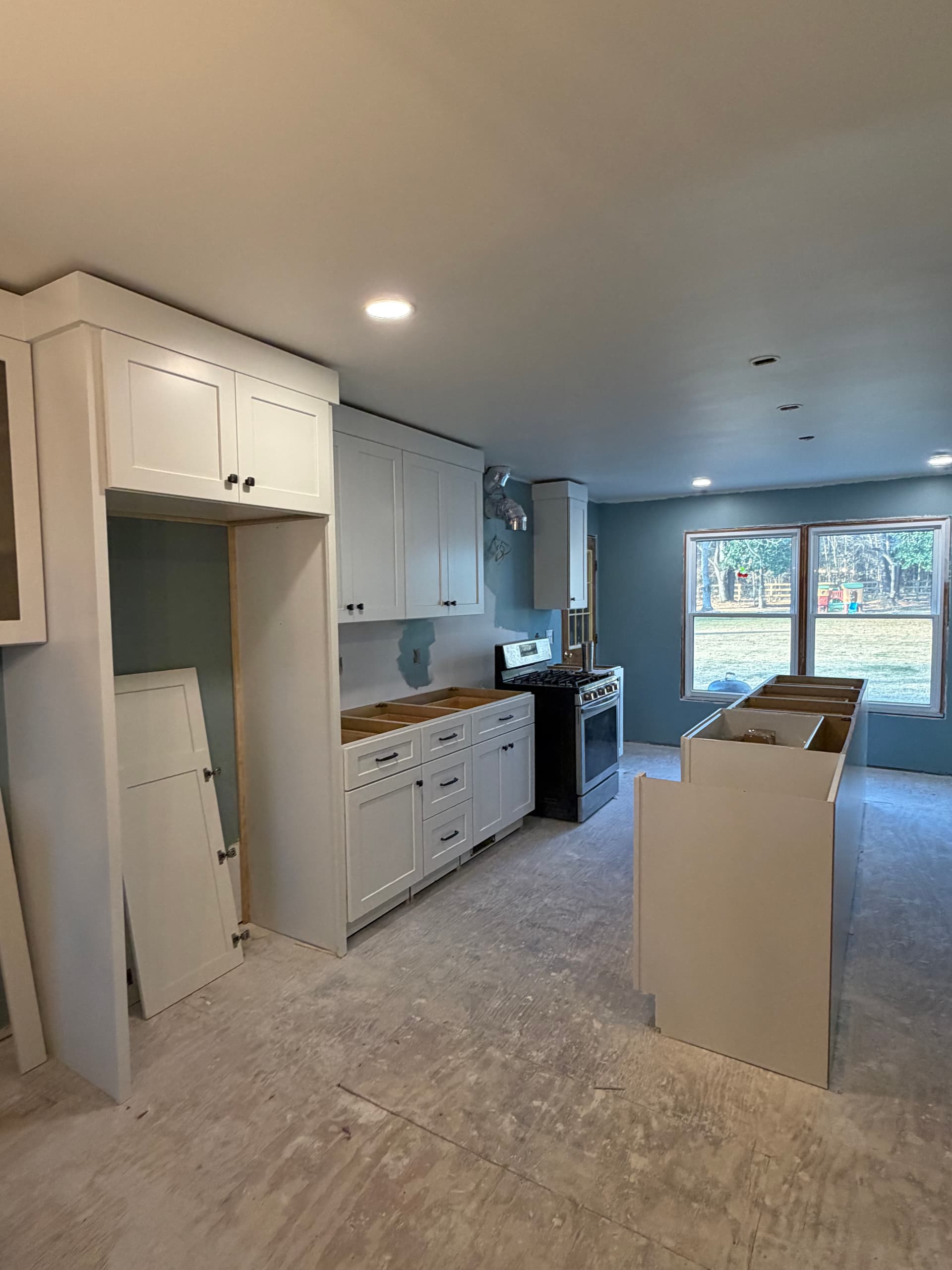 Cabinetry Upgrade in Progress