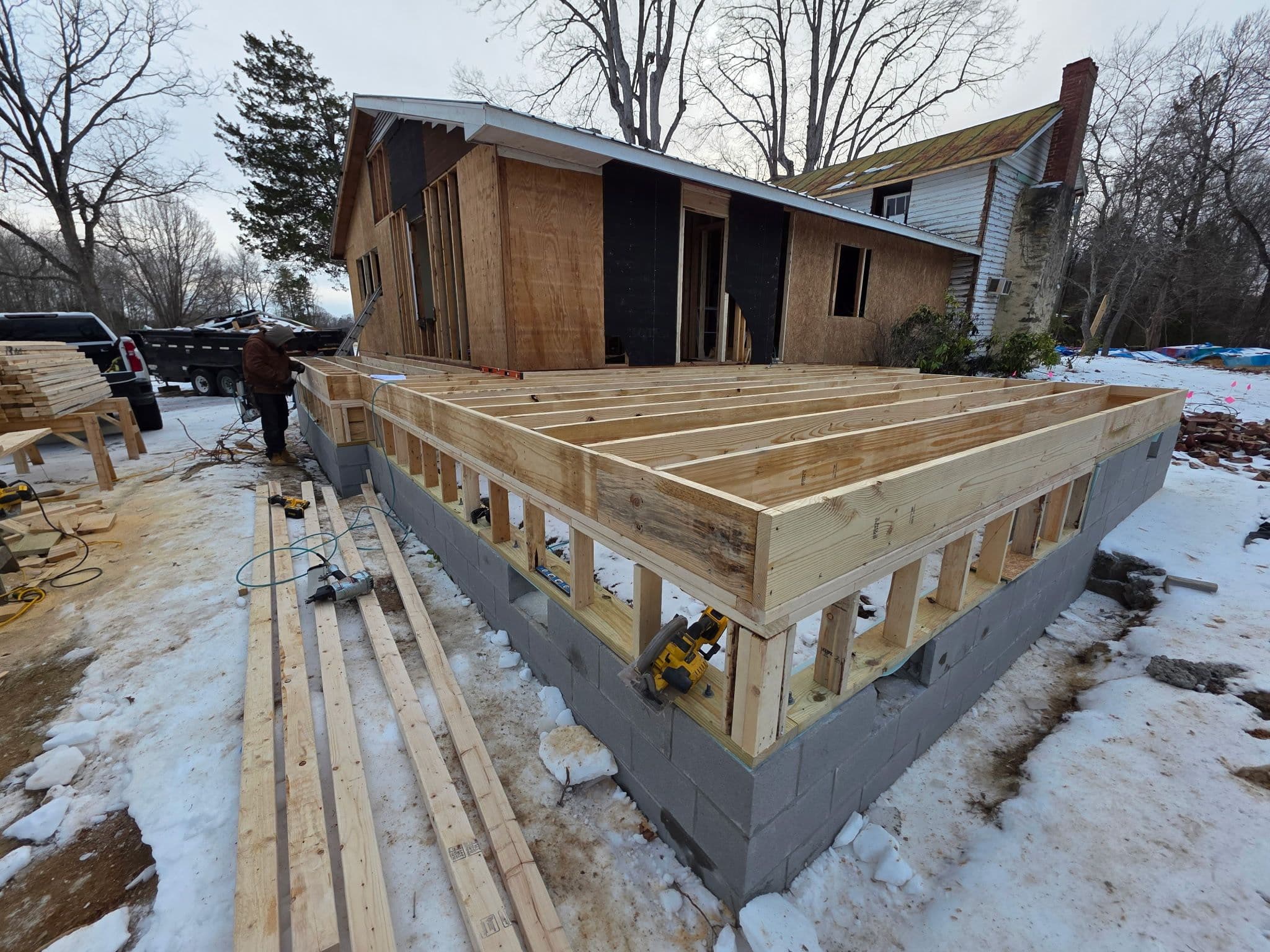 Project Exciting 1st Story Addition Taking Shape image