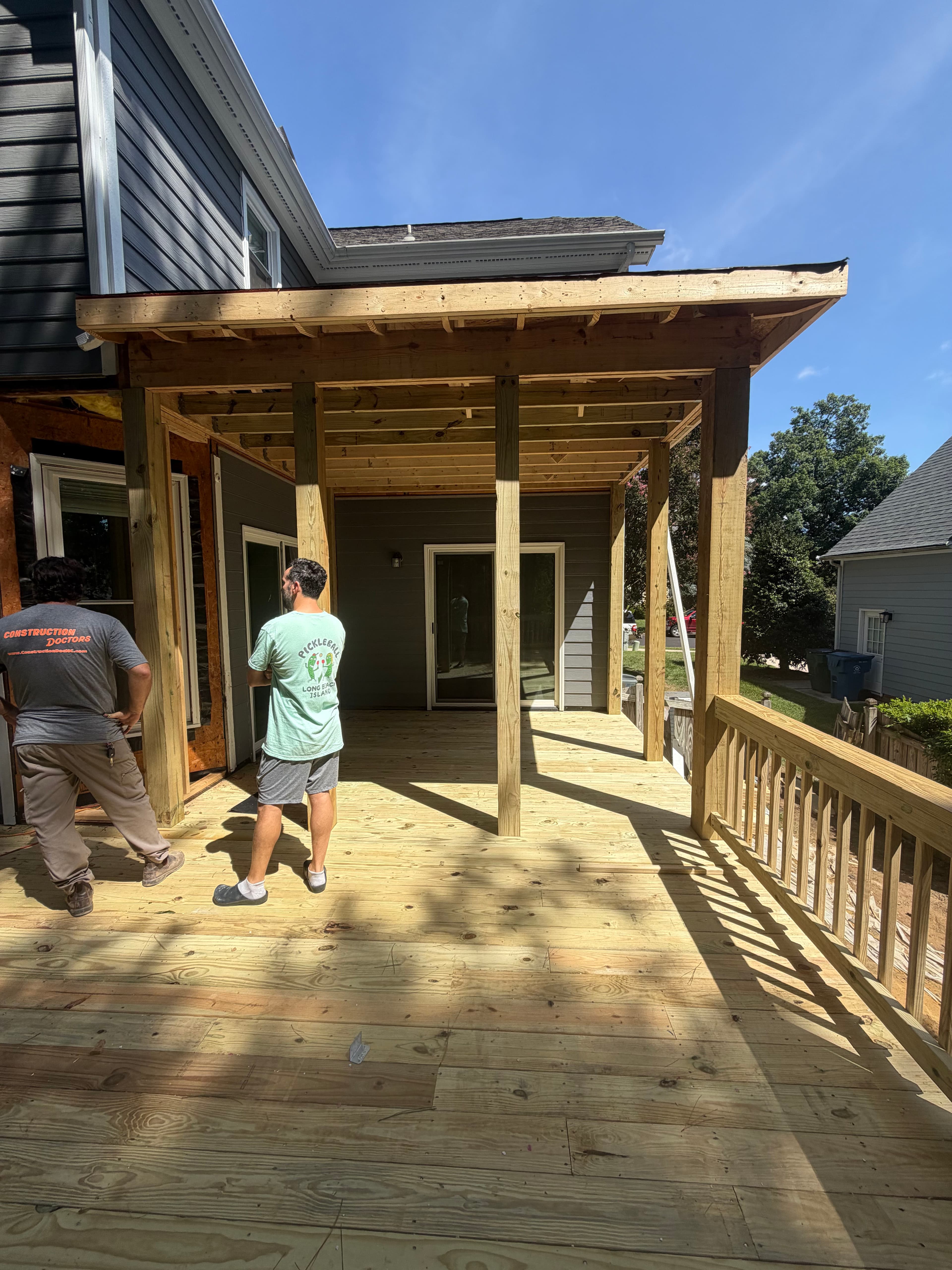 Project Screened Porch and Deck Addition Taking Shape image
