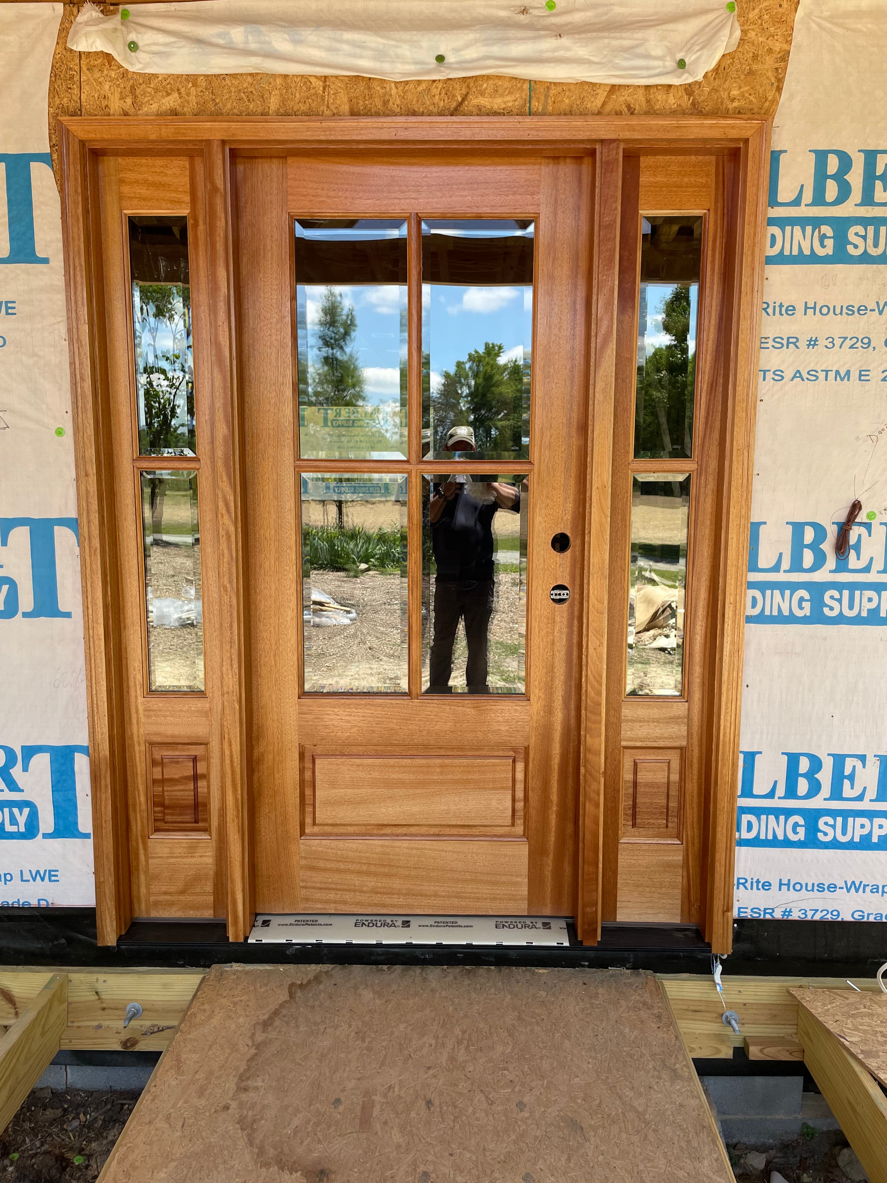 Project Mahogany Entry Doors on a 1910 Historic Home Remodel image