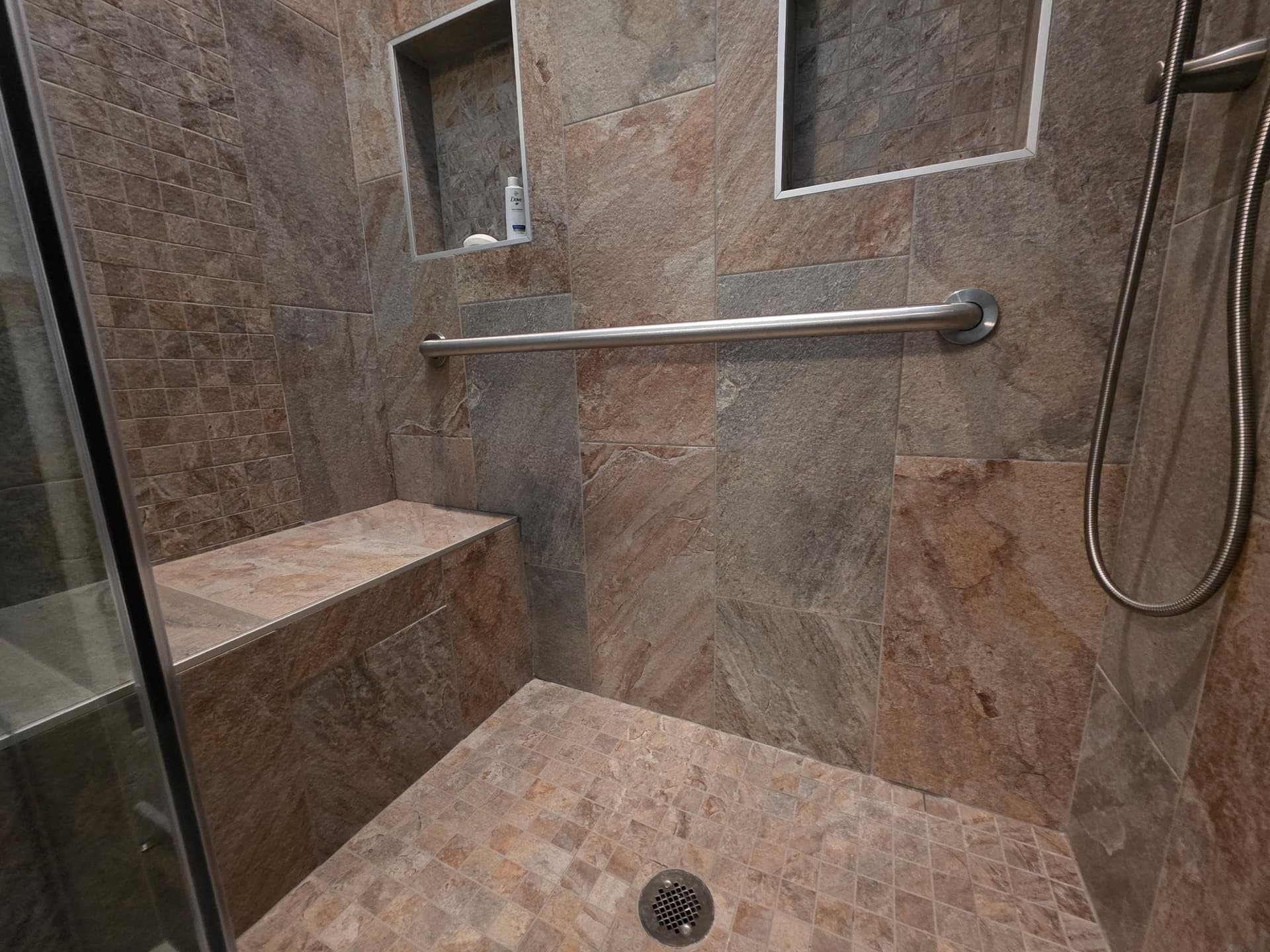 Gallery photos for Custom Shower Build for a Mother-In-Law Suite Done Right: Image #1