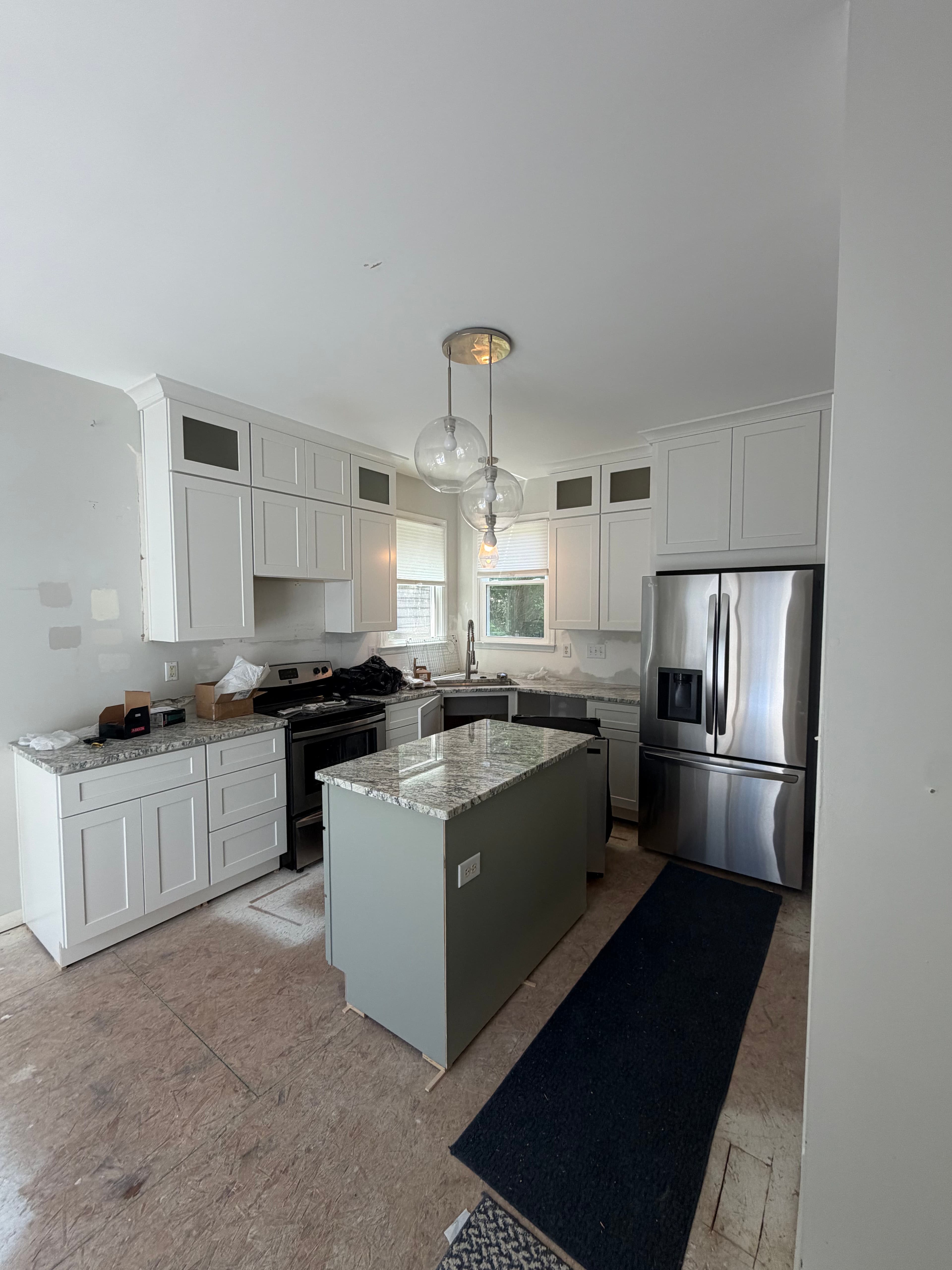 Project Fresh Stone Countertops Dropped Into This Kitchen Remodel image