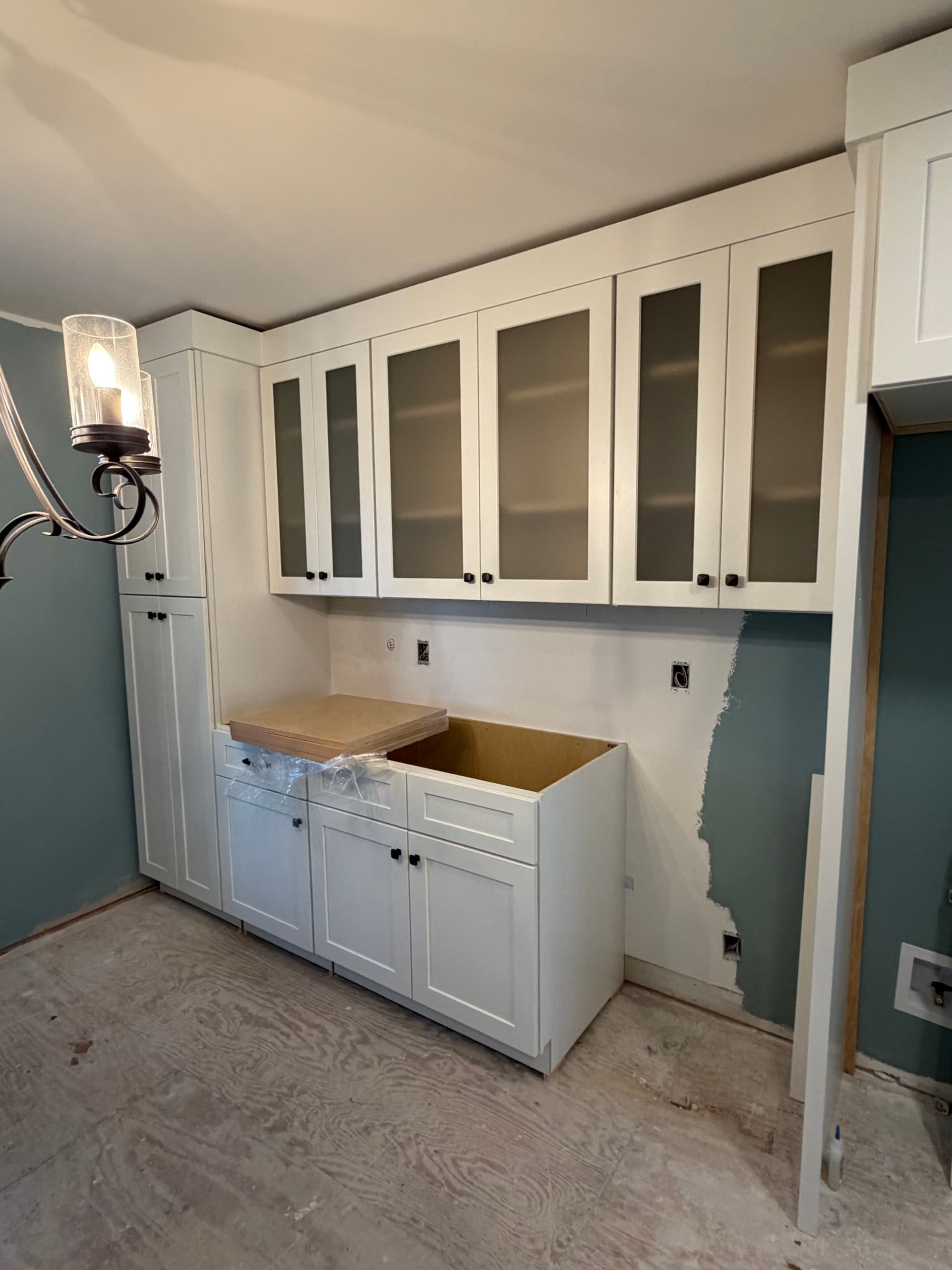 Cabinetry Upgrade in Progress